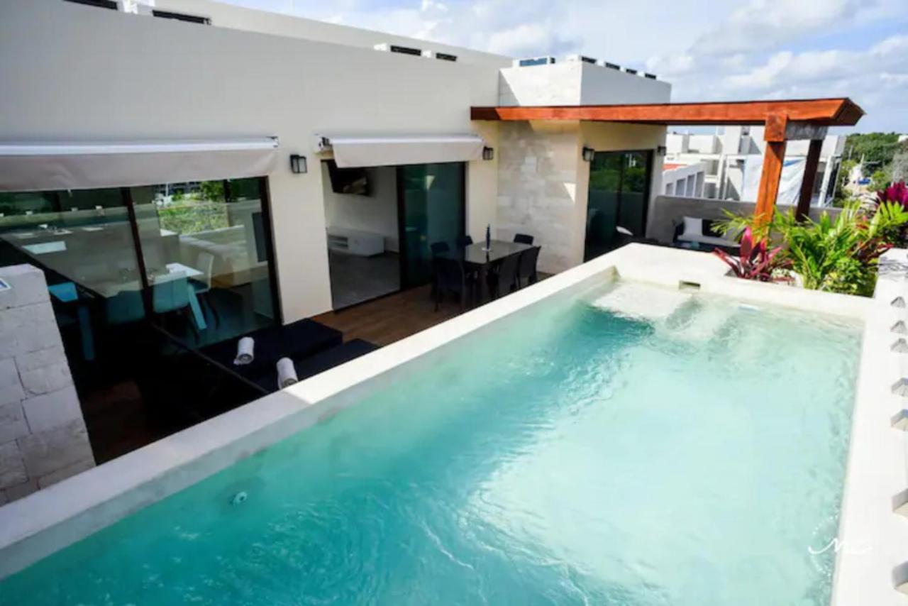 Penthouse Blue Luxury La Veleta Lägenhet Tulum Exteriör bild