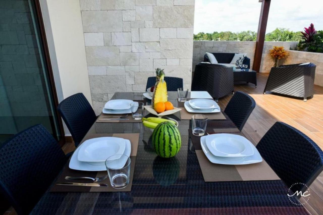 Penthouse Blue Luxury La Veleta Lägenhet Tulum Exteriör bild