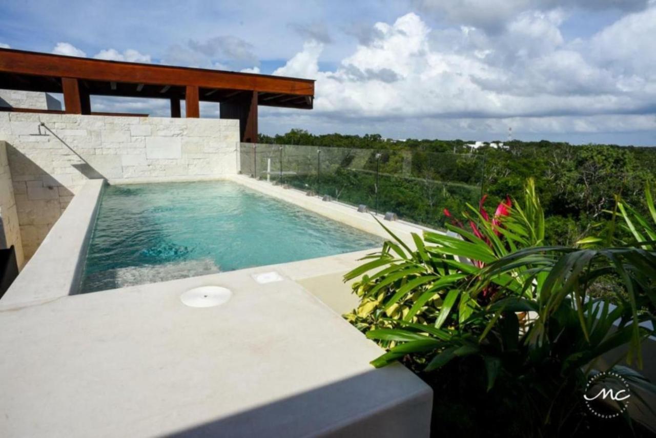 Penthouse Blue Luxury La Veleta Lägenhet Tulum Exteriör bild