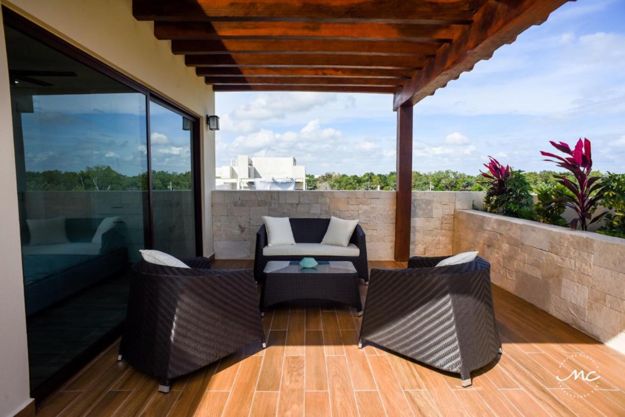 Penthouse Blue Luxury La Veleta Lägenhet Tulum Exteriör bild