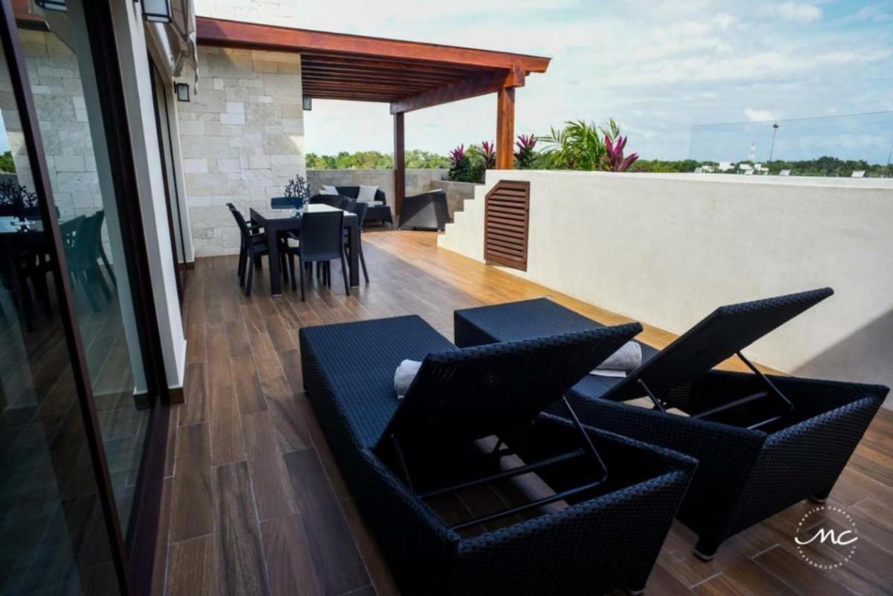 Penthouse Blue Luxury La Veleta Lägenhet Tulum Exteriör bild